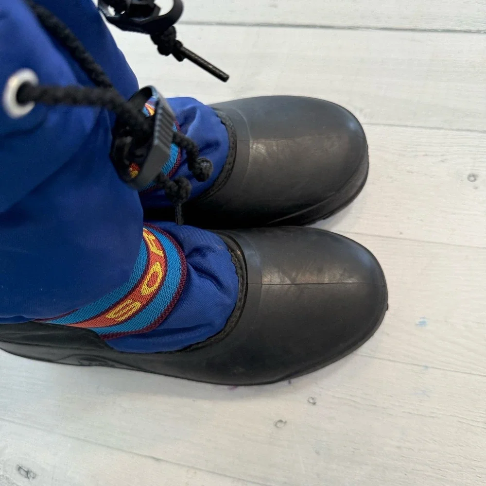 Sorel Vintage‎ snow boots 90s blue big kids size 3